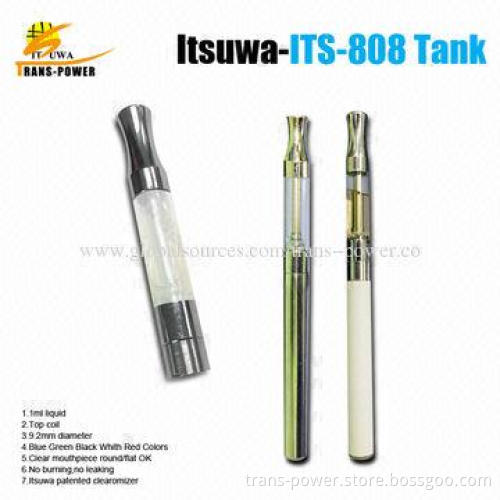 2014 Newest Arrival Itsuwa ITS I Blister Pack 808D Clearomizers, 7 Colors Available, 280mAh Battery